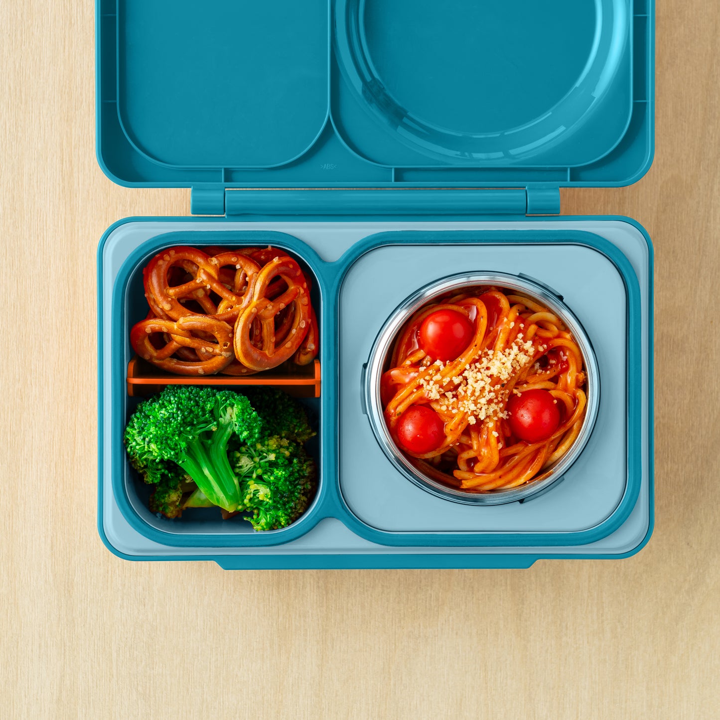 OmieBox UP Hot and Cold Bento Box - Teal Green