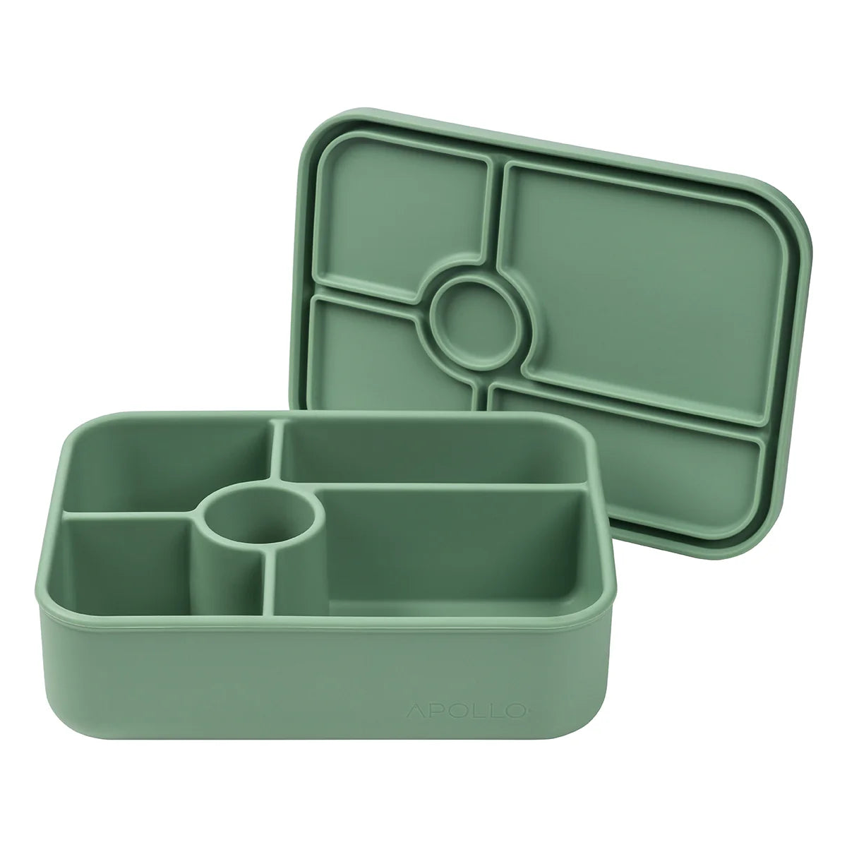 Apollo Silicone Bento 5 Rectangle -Sage