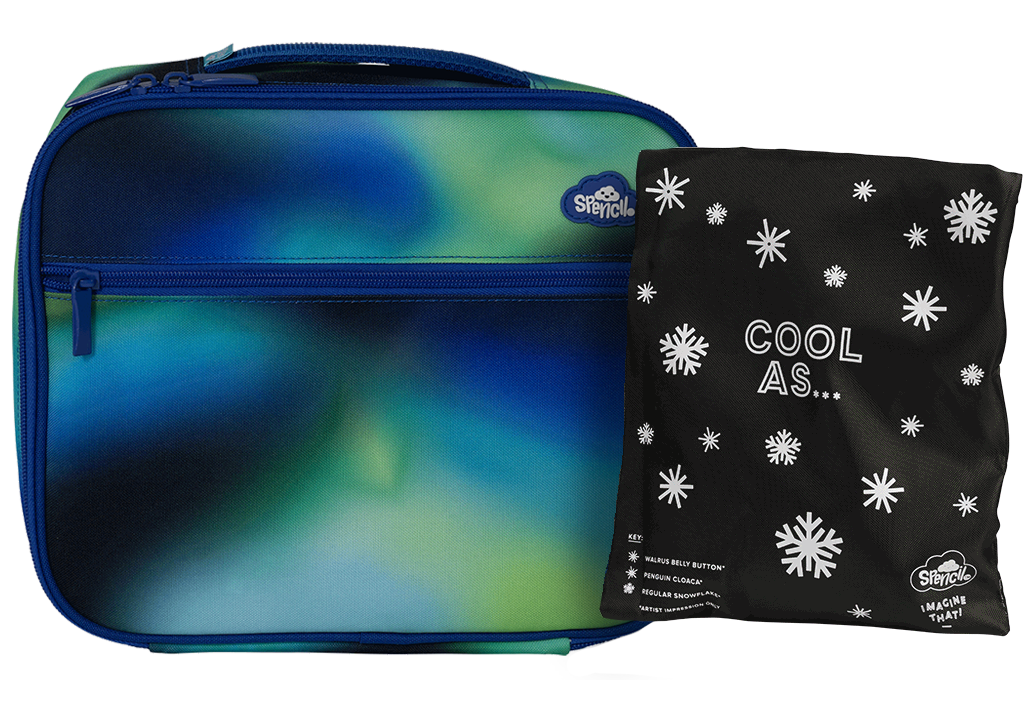 Spencil Insulated Lunch Bag with Chill Pack - Galactic Glow