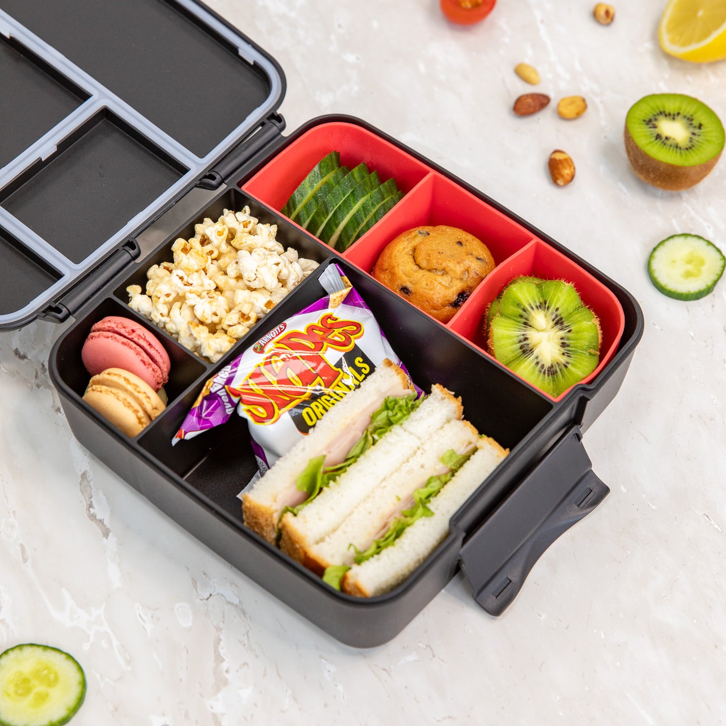 Montii.Co Feast Bento Lunch Box - Midnight