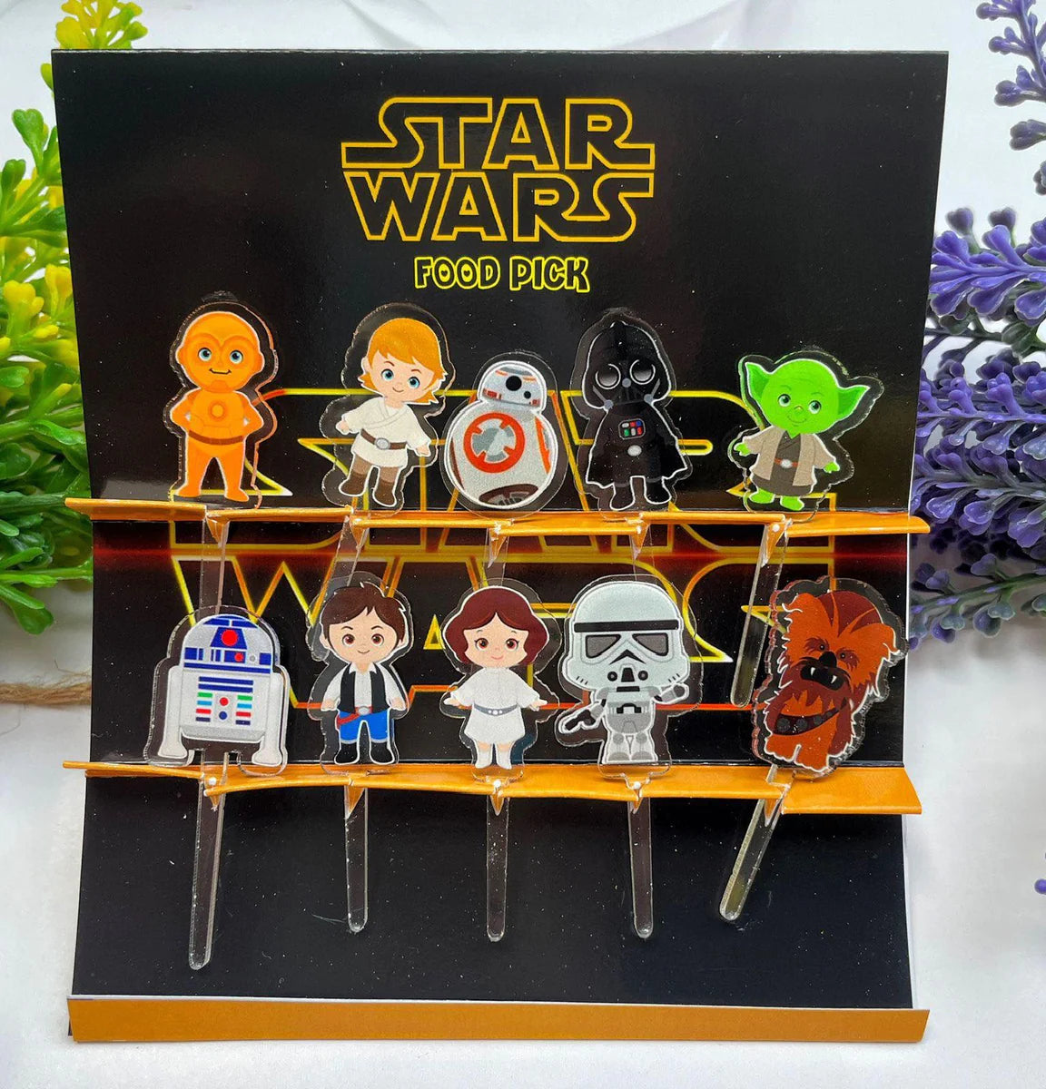 Acrylic Food Picks - Star Wars