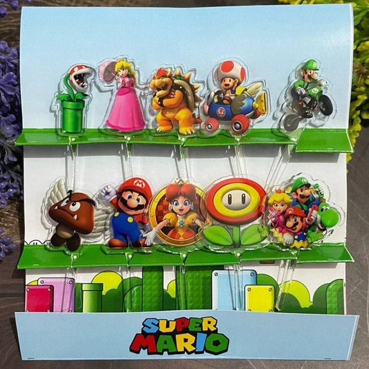 Acrylic Food Picks - Super Mario