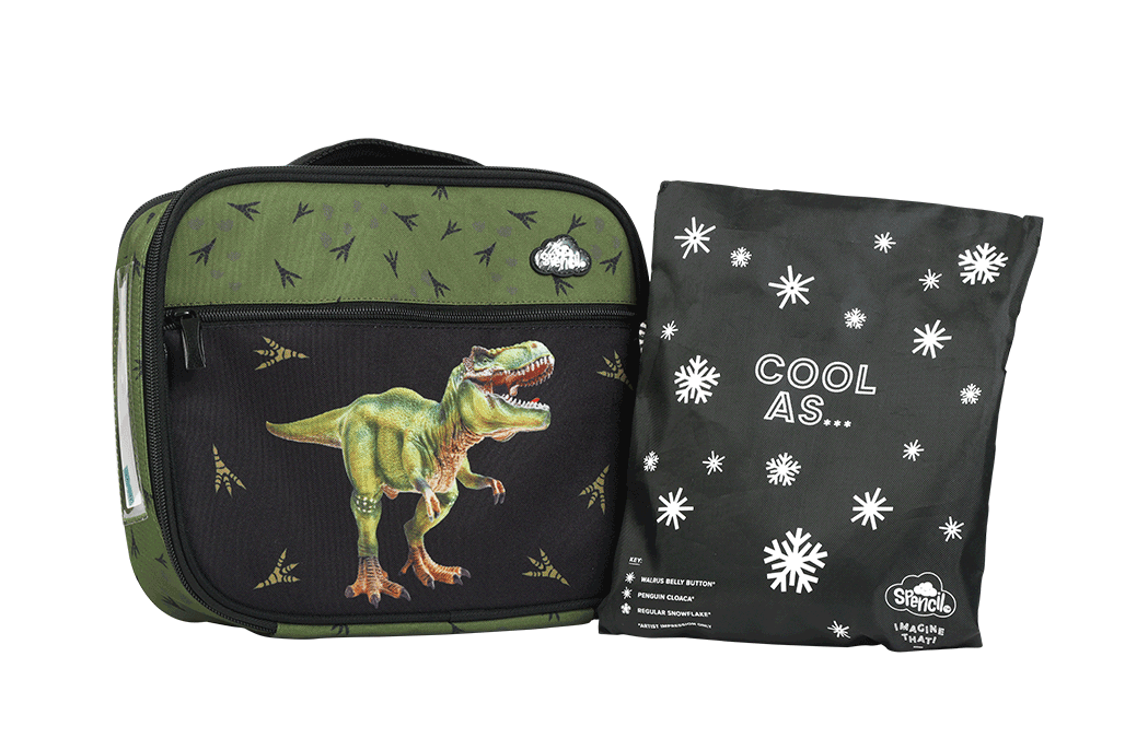 Spencil Insulated Lunch Bag with Chill Pack - Dinosaur - Baby Bento