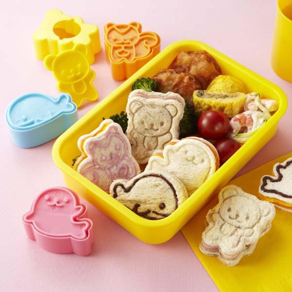 Animal Friends Sandwich Cutter and Stamp set - BabyBento