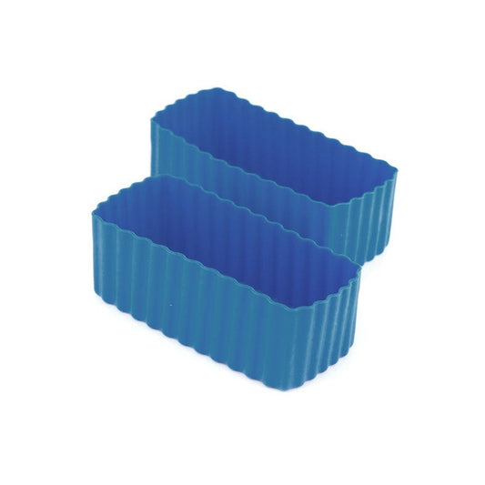 Bento Cups Rectangle - Medium Blue