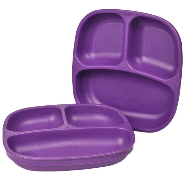 Re-Play Divided Plate - Amethyst - Baby Bento