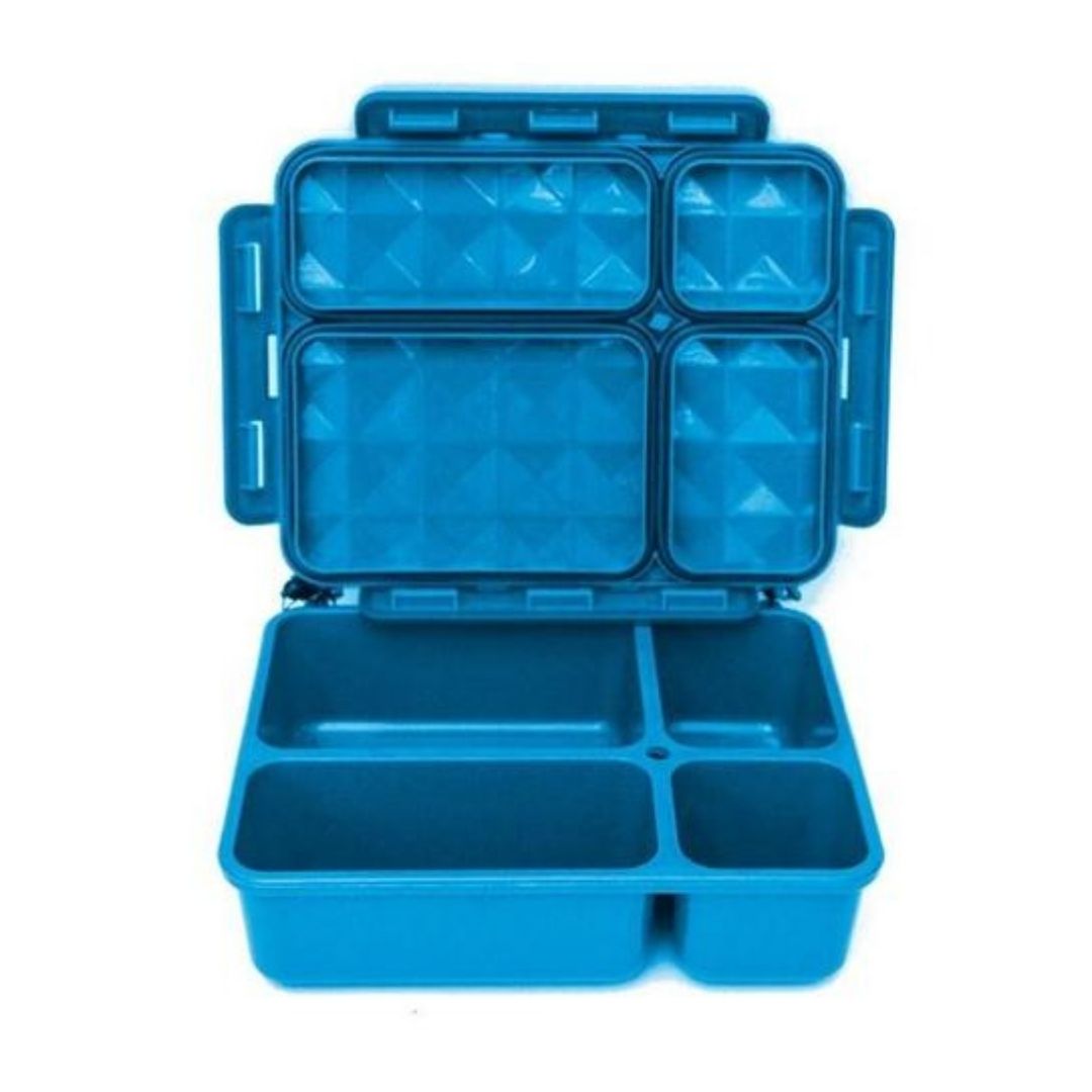 Go Green Medium Lunch Box - Blue