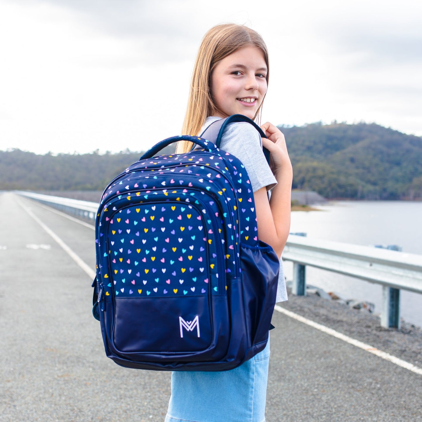 Montii.Co  Backpack - Hearts