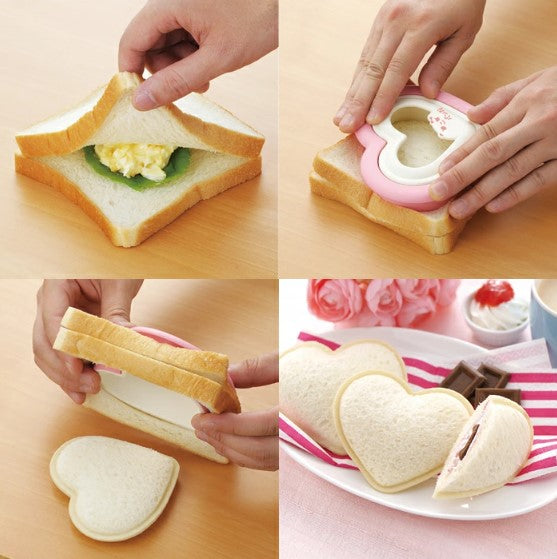 Edge Sealing Sandwich Cutter- Love Heart