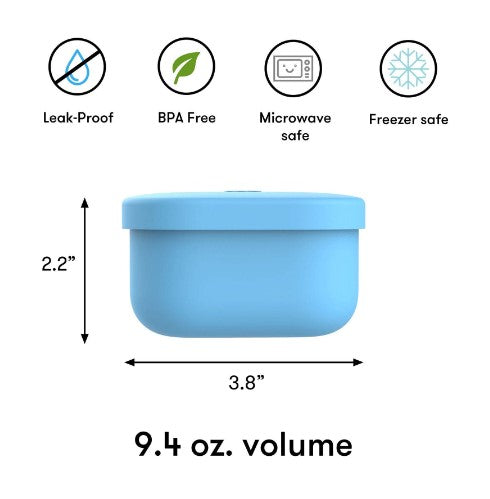 OmieSnack Silicone Container - Teal