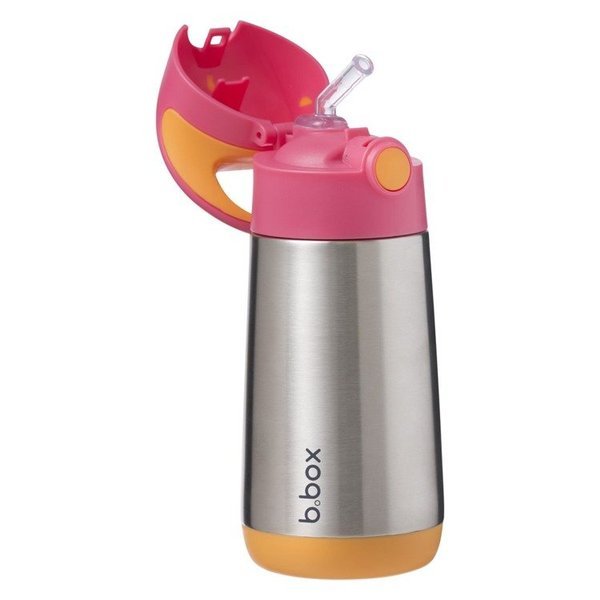 b.box Insulated Drink Bottle 350ml - Strawberry Shake