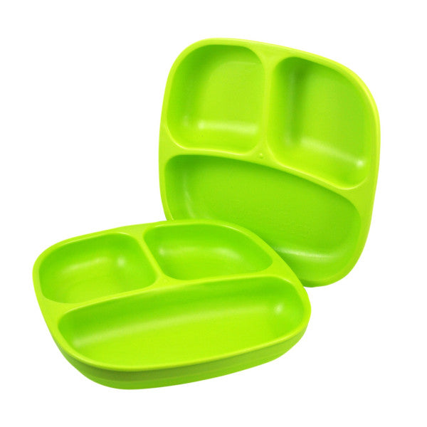 Re-Play Divided Plate - Light Green - Baby Bento