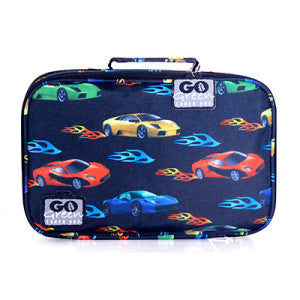 Go Green Lunch Box - Cars with Blue Box - BabyBento