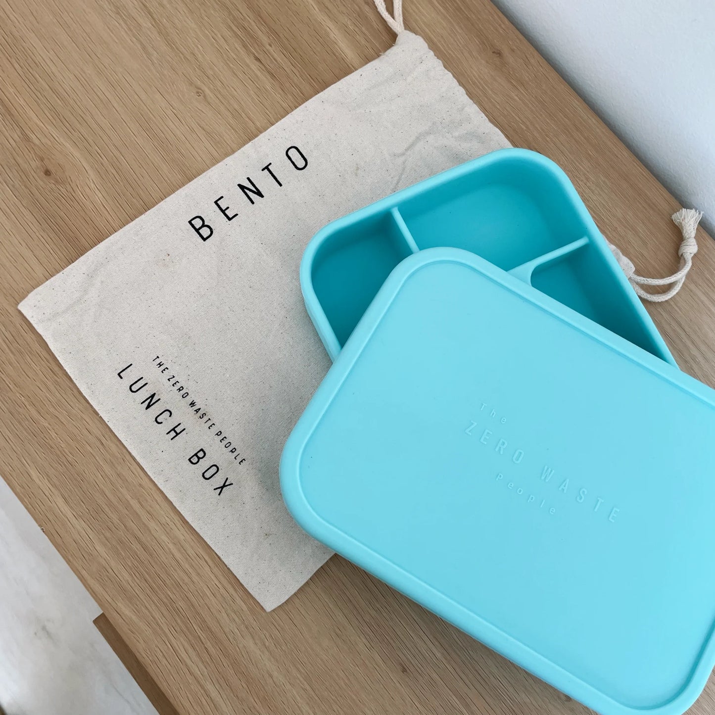 The Zero Waste People Silicone Lunchbox - Aqua