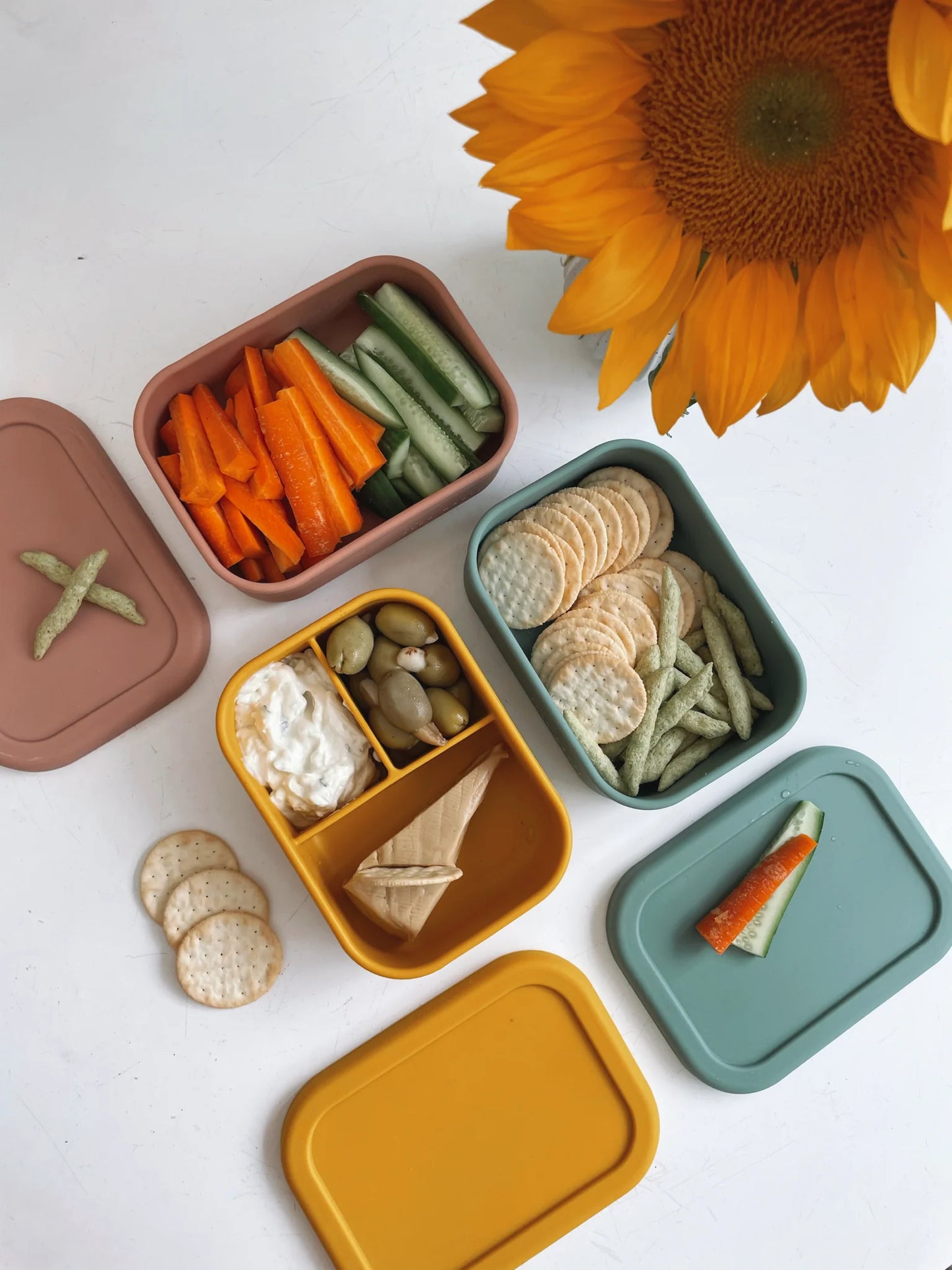 The Zero Waste People Silicone Mini Lunchbox - Mustard