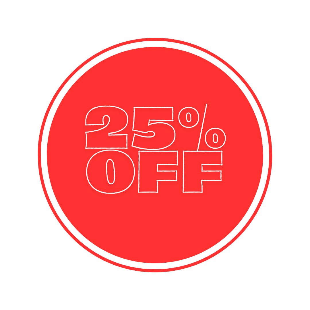 25% off