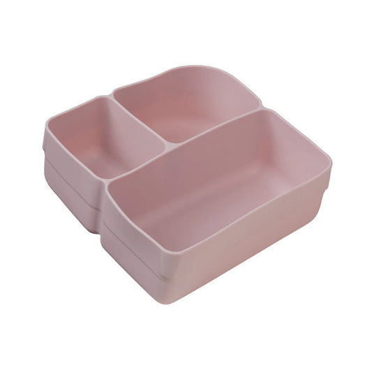 a picture of b.box Silicone Bento Buddy : Lunch -  Berry on a white background for a fun bento meal