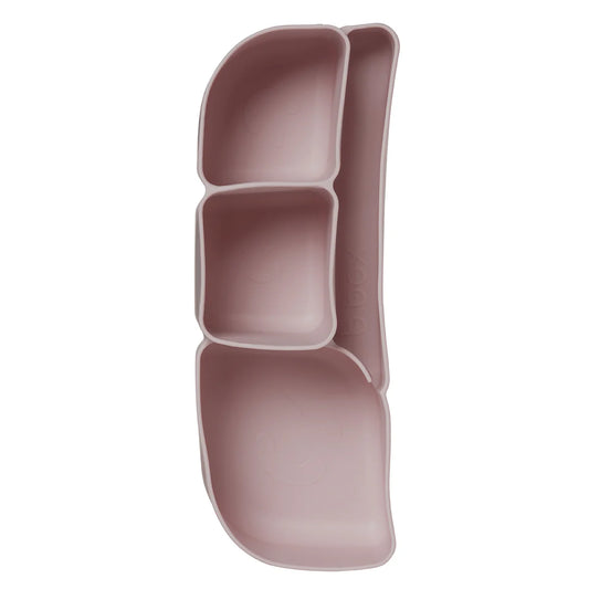 a picture of b.box Silicone Bento Tray : Lunch - Berry on a white background for a fun bento meal