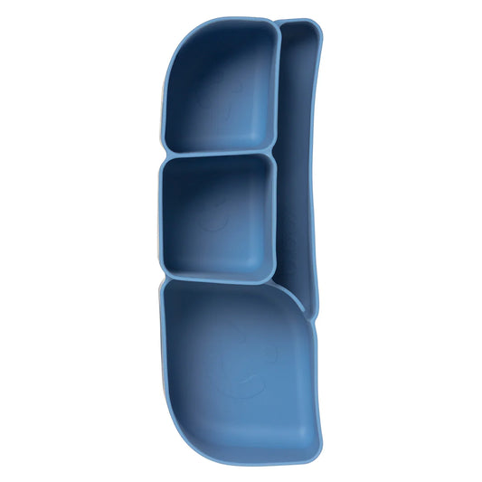 a picture of b.box Silicone Bento Tray : Lunch - Ocean on a white background for a fun bento meal