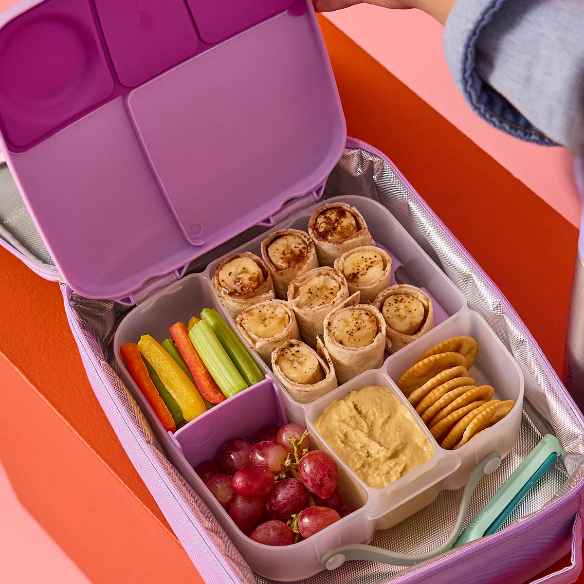 b.box lunch box -  Sugar Plum