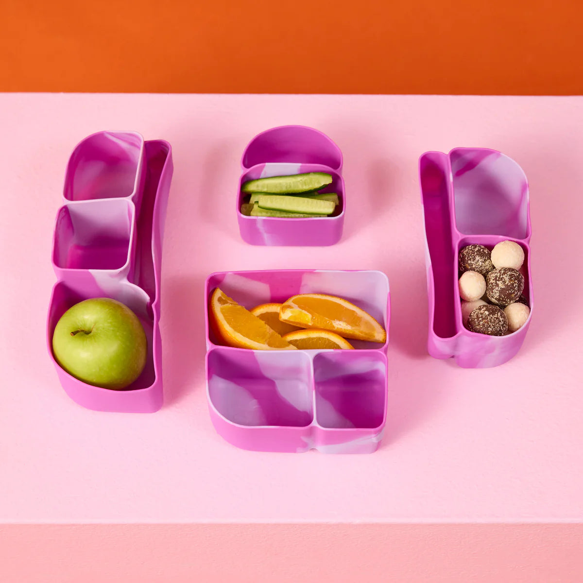 b.box Silicone Bento Tray : Lunch - Cosmic