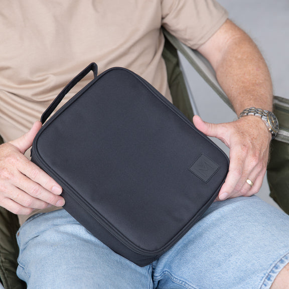 Big lunch bag with multiple containers for larger meals and snacks