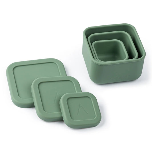 Apollo Silicone Nesting Set of 3 - Sage