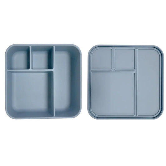 Apollo Silicone Bento 4 Square - Blue