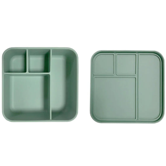 Apollo Silicone Bento 4 Square - Sage