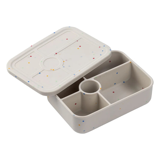 Apollo Silicone Bento 5 Rectangle - Confetti Stars