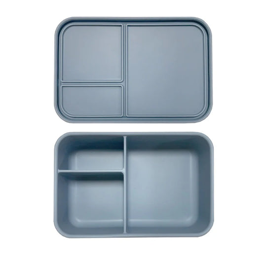 Apollo Silicone Bento 3 Rectangle - Blue