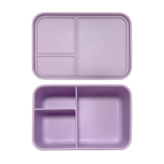 Apollo Silicone Bento 3 Rectangle - Purple