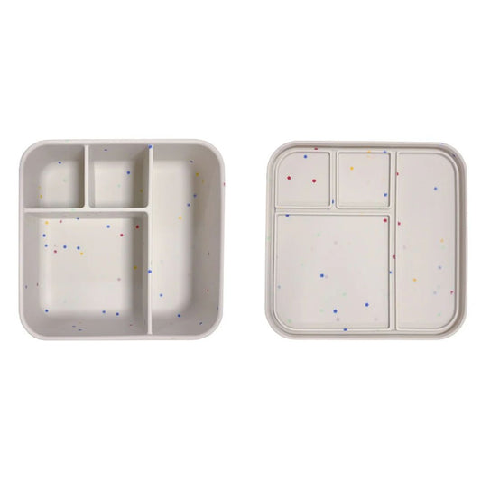 Apollo Silicone Bento 4 Square - Confetti Stars
