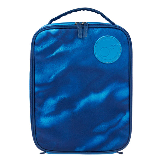 a picture of b.box Flexi Insulated Lunch Bag - Deep Blueon a white background for a super cool lunch bag
