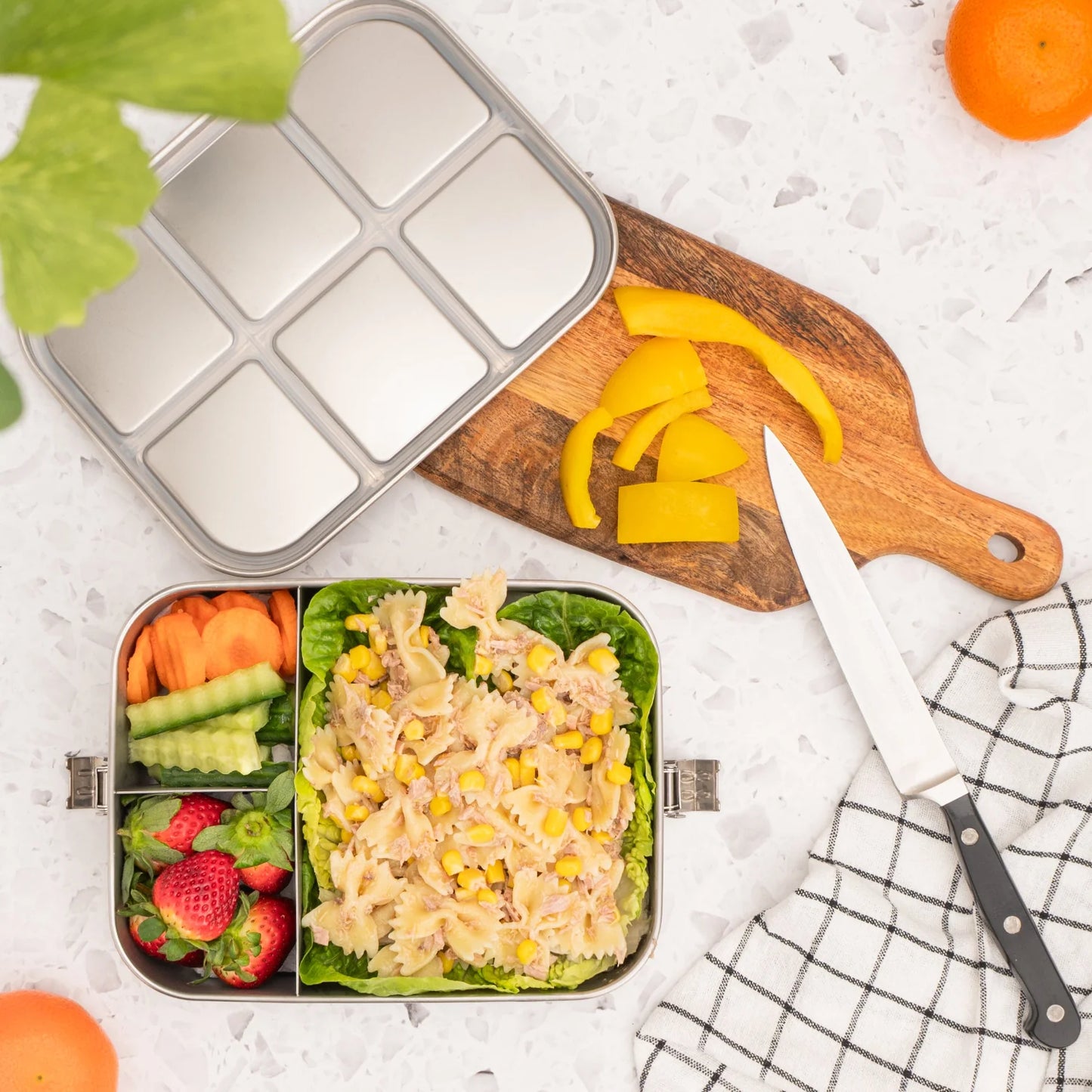 Ecococoon Bento 3 Stainless Steel Lunch Box - Classic