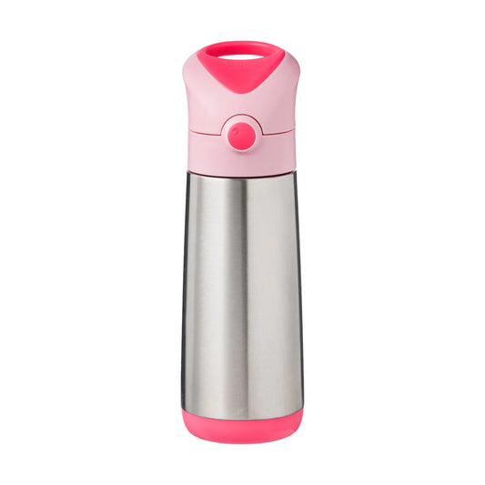 b.box Insulated Drink Bottle 500ml - Flamingo Fizz