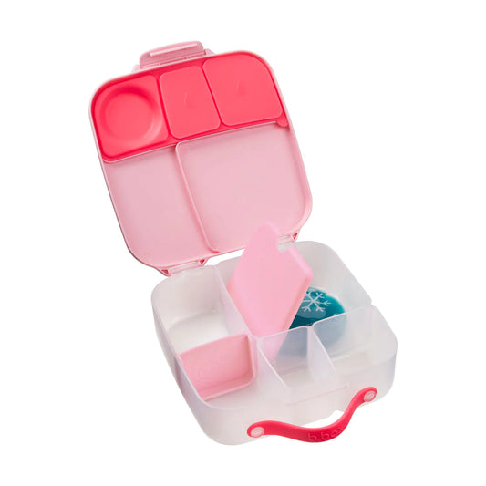 a picture of b.box Lunch Box - Flamingo Fizzon a white background for a super cool lunch box for school