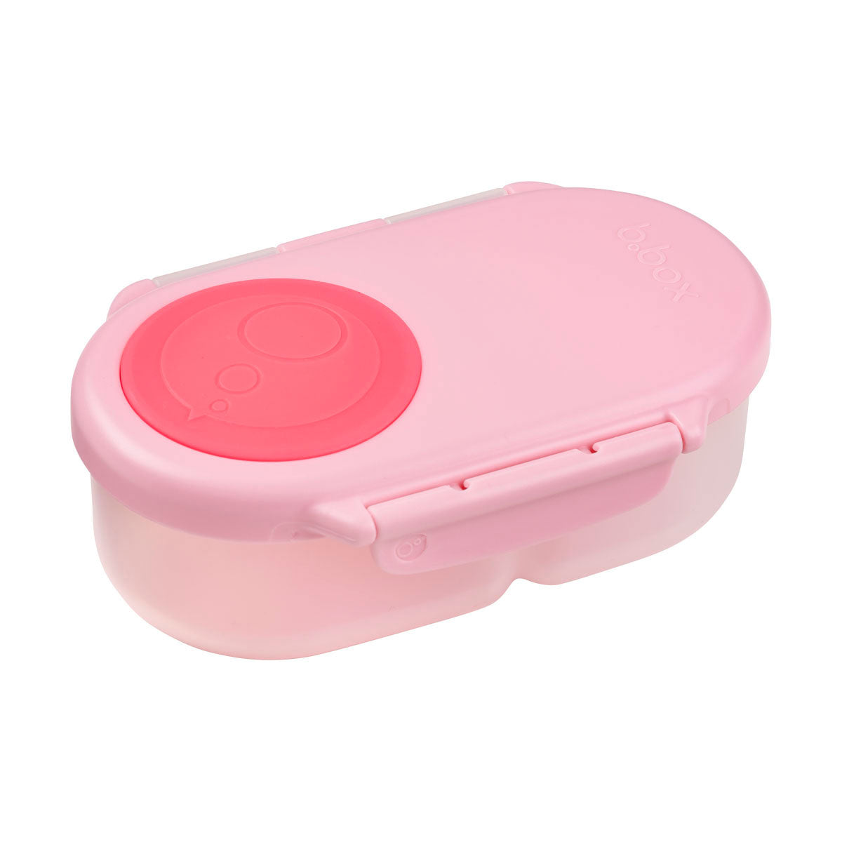a picture of b.box Snack Box - Blue Slateon a white background for a super cool mini lunch box for school
