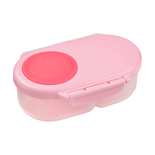 a picture of b.box Snack Box - Blue Slateon a white background for a super cool mini lunch box for school