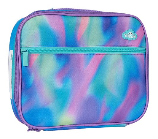 a picture of Spencil Insulated Lunch Bag with Chill Pack - Auroraon a white background for cool school gear