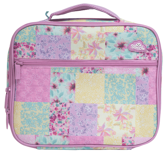 a picture of Spencil Insulated Lunch Bag with Chill Pack - Blooming Beautyon a white background for cool school gear