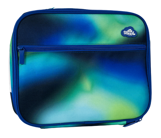 a picture of Spencil Insulated Lunch Bag with Chill Pack - Galactic Glow on a white background for cool school gear