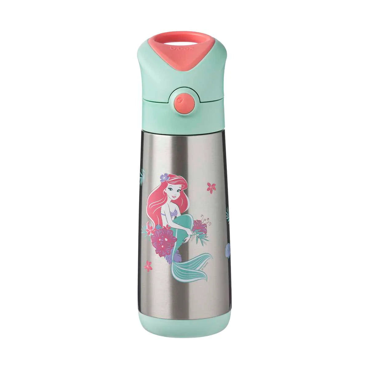 a picture of b.box Insulated Drink Bottle 500ml - Little Mermaidon a white background for a super cool drink bottle for school