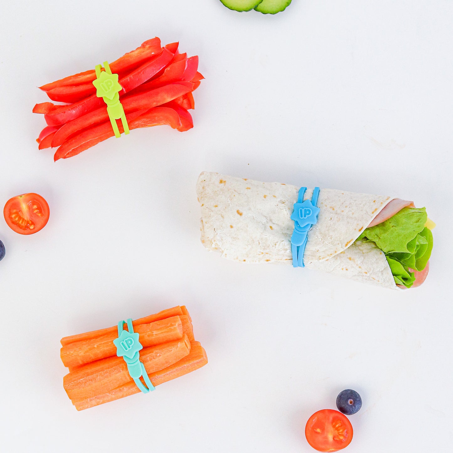 Lunch Punch silicone Wrap Bands - Burst