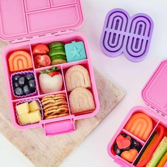 MontiiCo Bento5 BYO Bundle with five‑compartment bento and coordinated accessories for balanced kids’ lunches.