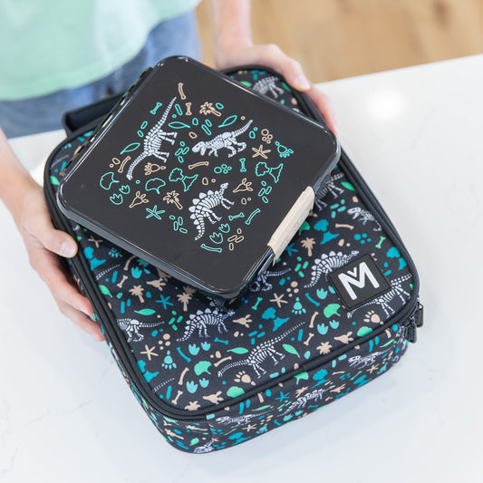 MontiiCo Large Insulated Lunch Bag - Dinosaur