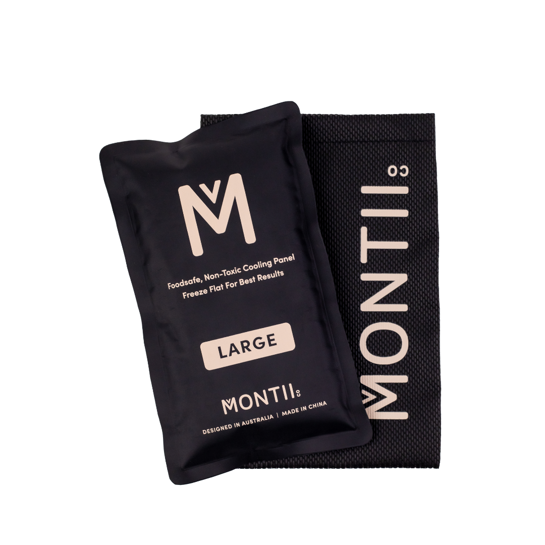 MontiiCo Large Insulated Lunch Bag - Midnight