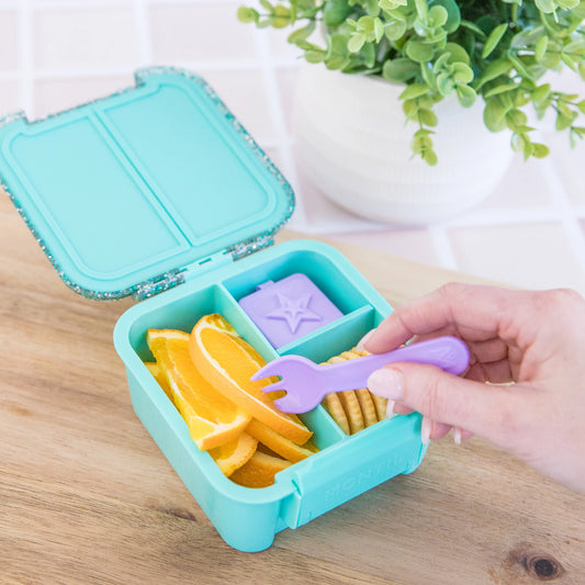 MontiiCo Bento 2 - Turquoise Glitter
