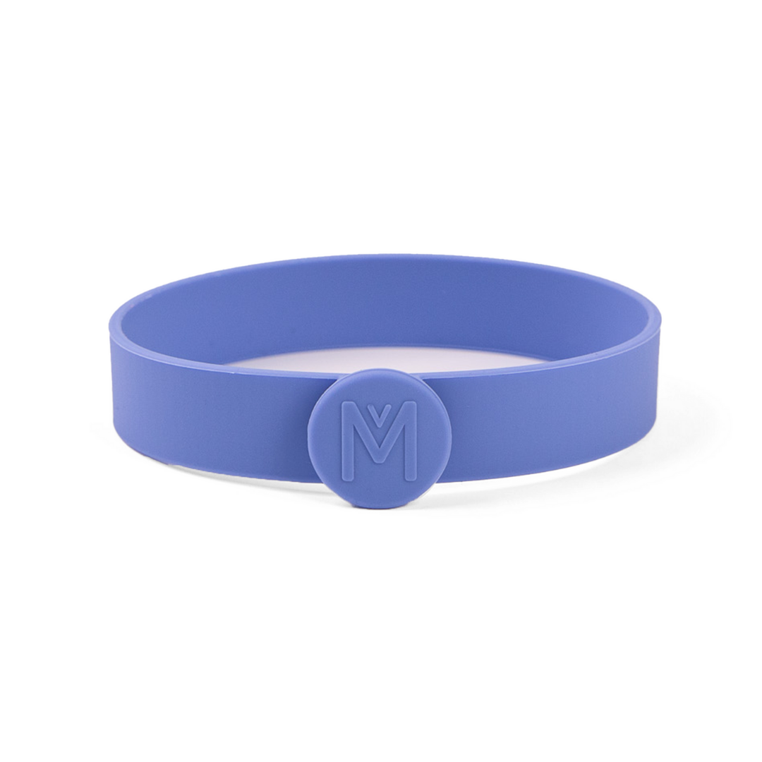 a picture of MontiiCo Silicone Cutlery Band - Splash on a white background for a fun bento meal