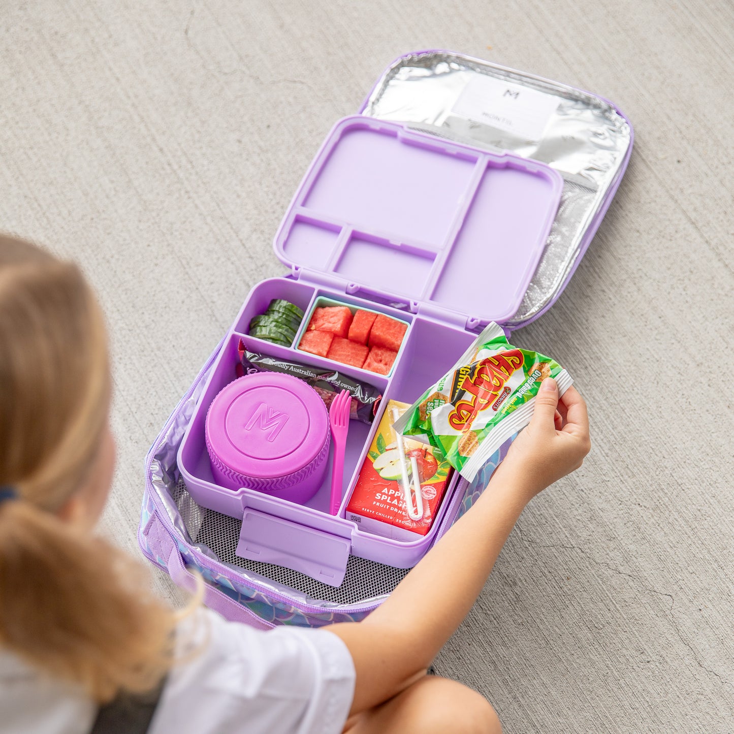 Montii.Co Feast Bento Lunch Box - Lilac